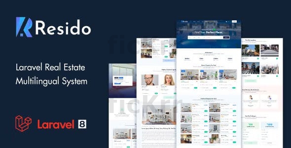 Resido - Laravel Real Estate Multilingual System